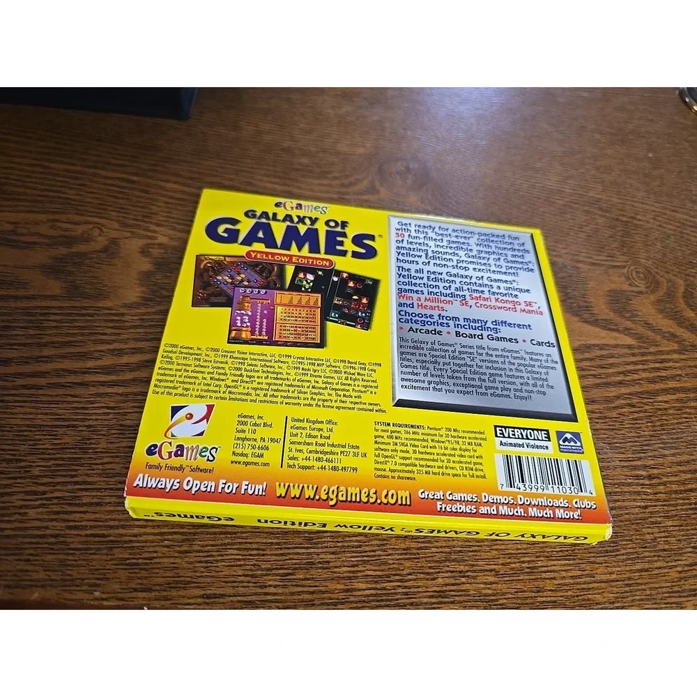Galaxy‎ of Games (Yellow Edition)